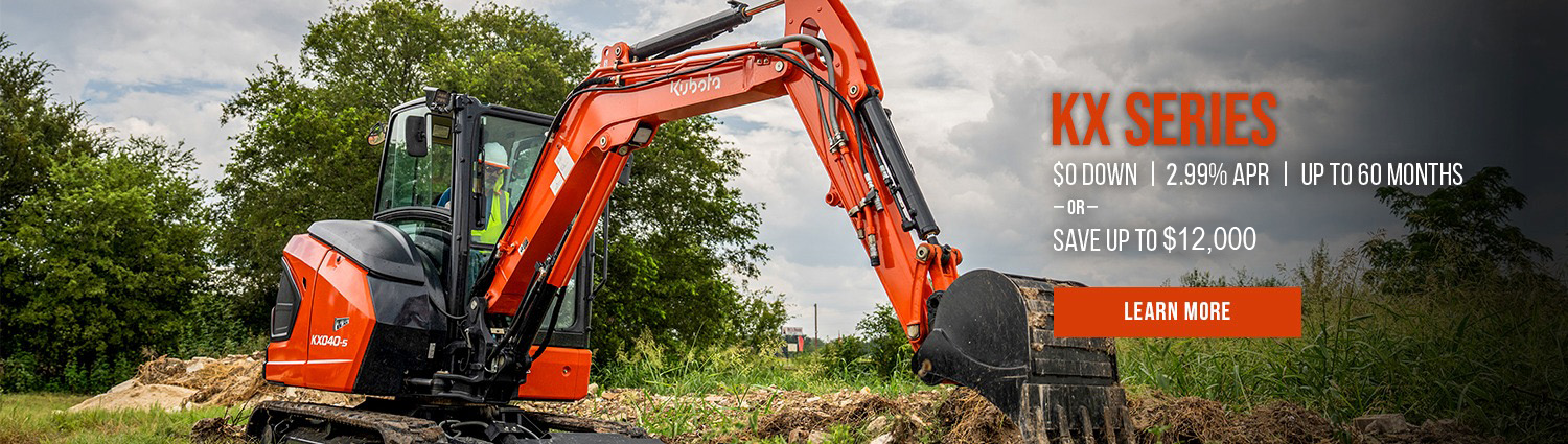 KX Series - $0 Down, 2.99% APR, for up to 60 Months OR Save up to $12,000