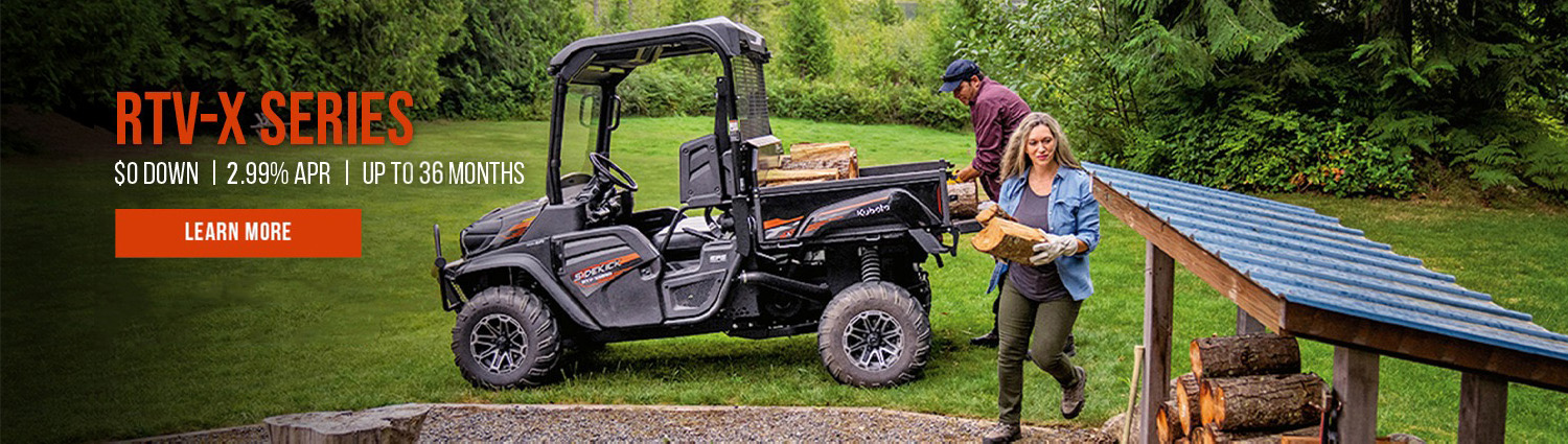 RTV-X Series - $0 Down, 1.99% APR, for up to 36 Months OR Save up to $1,00