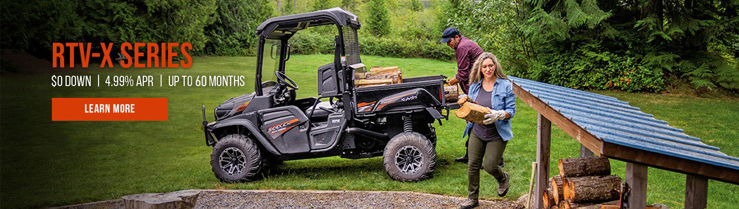 RTV-X Series - $0 Down, 4.99% APR, for up to 60 Months