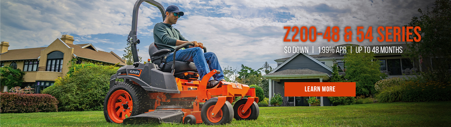 Z200-48 & 54 Series - $0 Down, 1.99% APR, for up to 48 Months