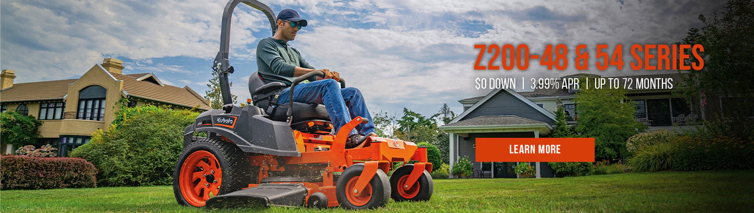 Z200-48 & 54 Series - $0 Down, 3.99% APR, for up to 72 Months